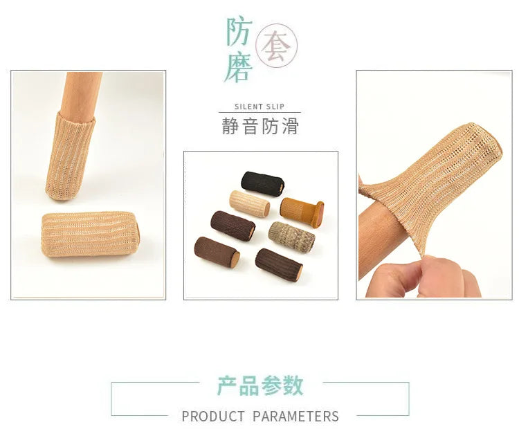 Protège-Pieds Chaise Tricotés