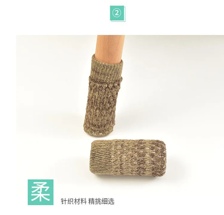 Protège-Pieds Chaise Tricotés